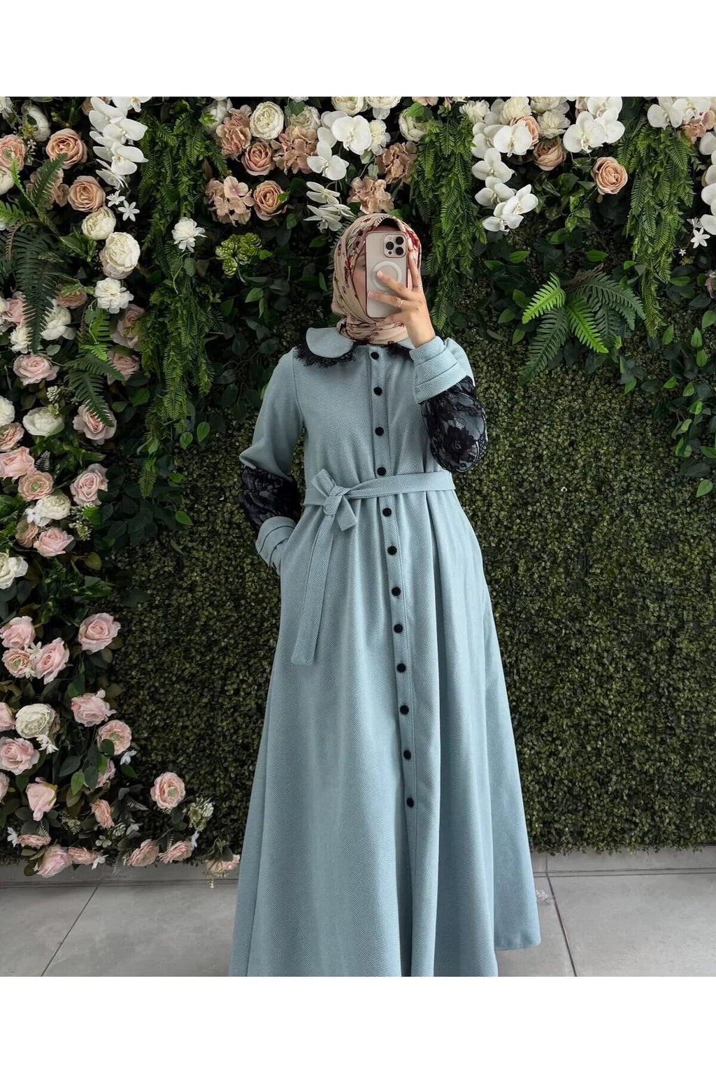 Şıklığın Sırrı | 2025-2026 Kışlık Balık Kumaş Uzun Elbise