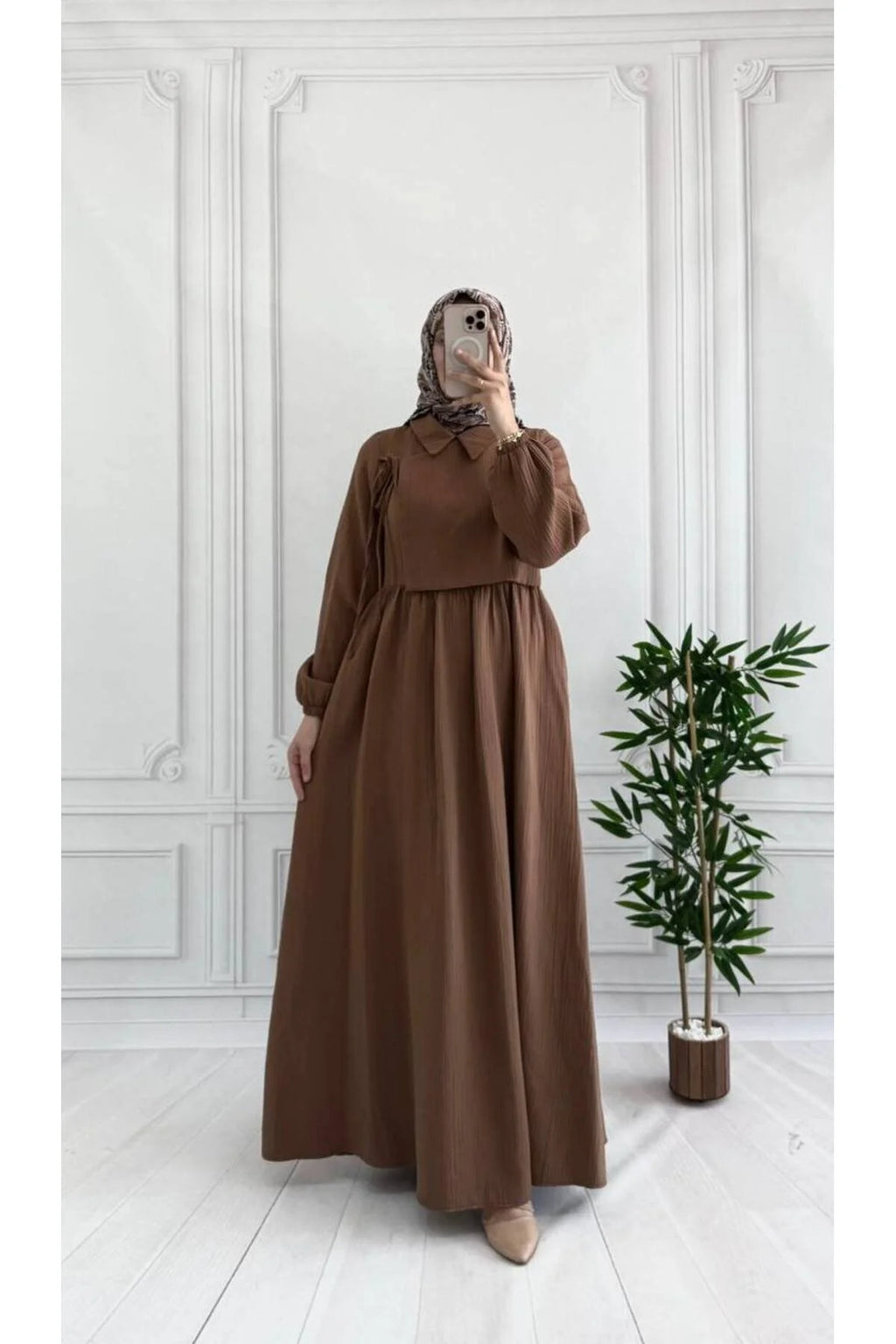 فستان موسلين أناقة الشتاء | موسم الشتاء الجديد 2025–2026