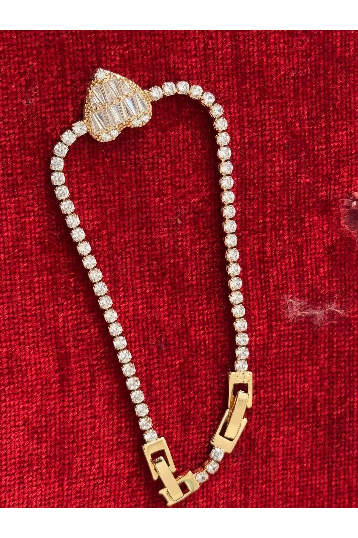 Muadili VIP ZİRKON Taşlı Çelik Bileklik (Ekstra Uzatmalı)