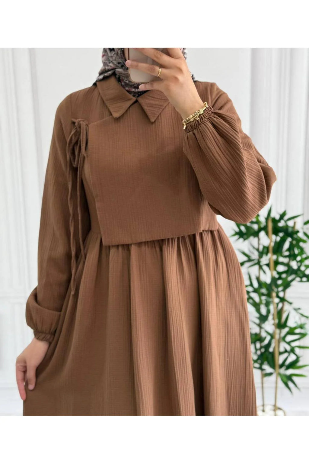 فستان موسلين أناقة الشتاء | موسم الشتاء الجديد 2025–2026